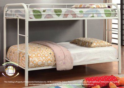 Fort White Bunk Bed Na S484